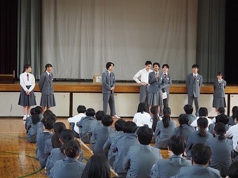 赤団初の気合入れ！